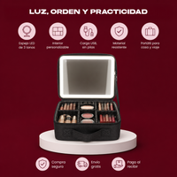 Maletín de Maquillaje Premium con Espejo Led 3 Tonos — foto 7